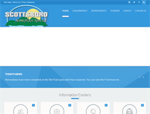 Tablet Screenshot of cityofscottsboro.com